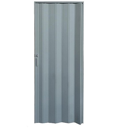 Porta Sanfonada Pvc 210X72Cm Cinza Bariri