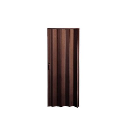 Porta Sanfonada Pvc 210X84Cm Marrom Bariri