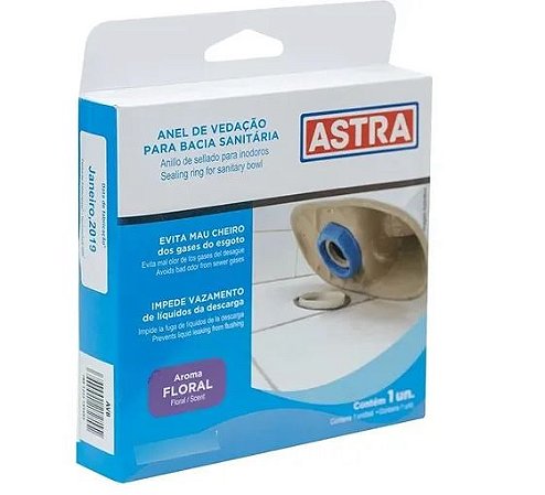 Anel De Vedação P/ Vaso Sanitario Sem Guia  Astra