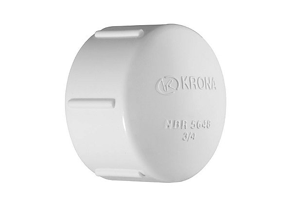 Cap Roscavel 3/4'' 25Mm Pvca Branco Krona