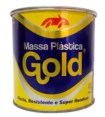 Massa Plástica Branca 400G Gold