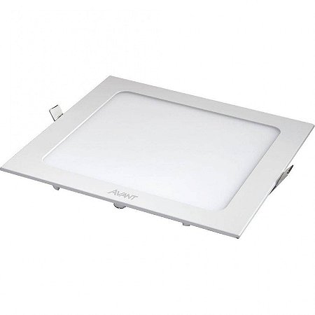 Luminária Painel Led Pop Embutir Quadrada 12W 17X17 3000K