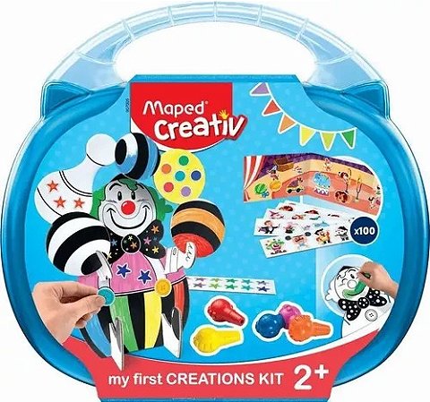 MEU PRIMEIRO KIT MALETA CRIATIVA PALHACO