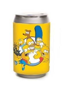 COFRE LATA AMARELO FAMILIA SIMPSONS