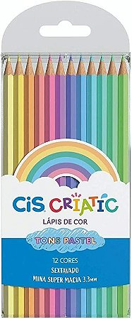 LAPIS DE COR CRIATIC PASTEL  12UN