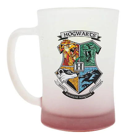 CANECA CHOP FOSCA HOGWARTS CASAS 650ML