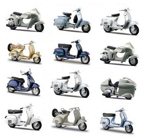 MOTOS VESPA SCOOTERS SORTIDAS