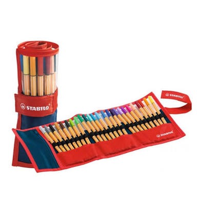 ESTOJO STABILO POINT ROLLER SET 25UN 8825