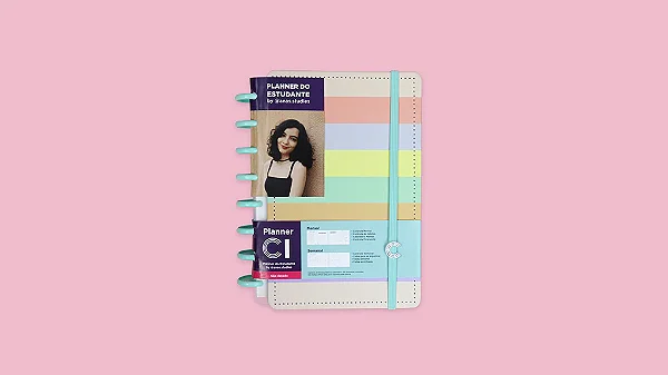 PLANNER DO ESTUDANTE BY ANAS ARCO IRIS A5
