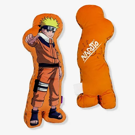 ALMOFADA FORMATO FIBRA NARUTO UZUMAKI