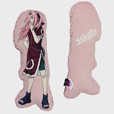 ALMOFADA FORMATO FIBRA NARUTO SAKURA