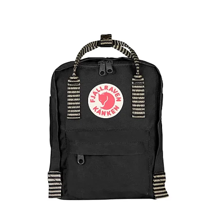MOCHILA KANKEN PRETA ALCA LISTRADA