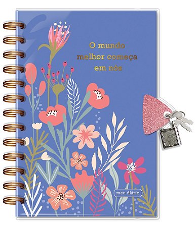 DIARIO COM CHAVE PRIMAVERA