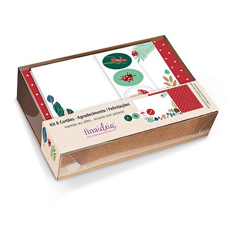 CARTAO DE AGRADECIMENTO LOVE GARDEN  FOLHAGEM