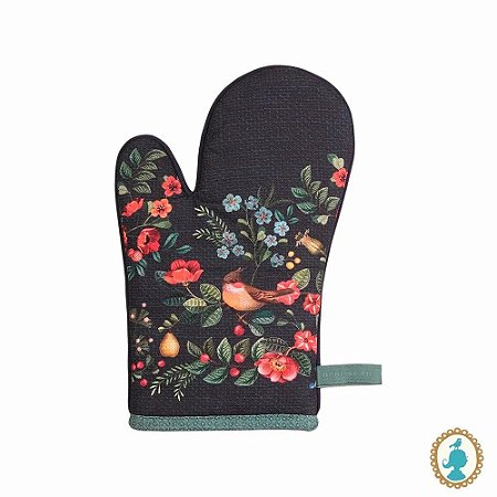 LUVA PARA FORNO OVERALL AZUL WINTER WONDERLAND