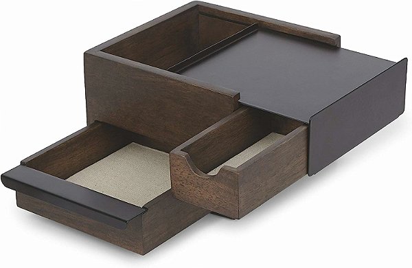 CAIXA PORTA JOIAS STOWIT MINI 15X17X11CM MARROM