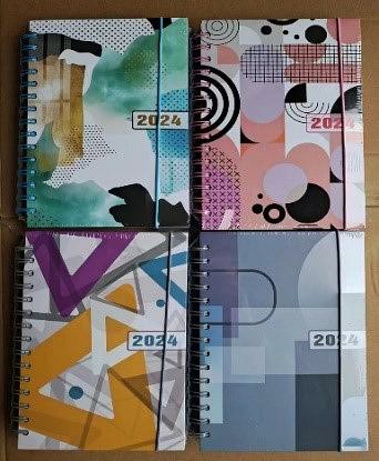 CARDENETA A5 AGENDA 2024 LISA TONS PASTEL