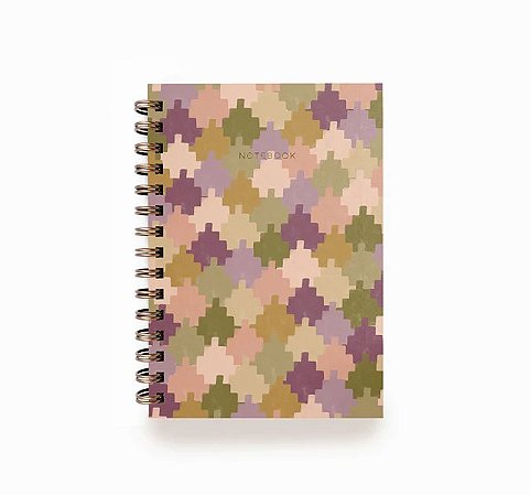 CADERNO A5 ESPIRAL CAROLINA
