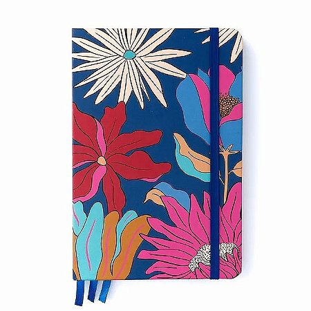 CADERNETA POLEN MIOLO TRI 14X21 TROPICALIA AZUL
