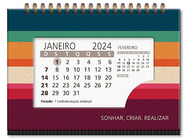 CALENDARIO DE MESA RECICLAR