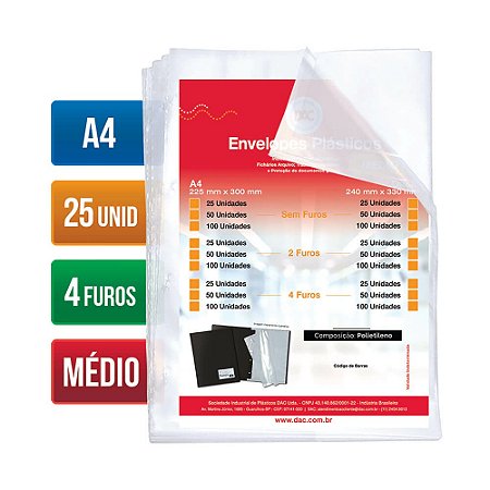 ENVELOPES PLASTICOS 25UNI