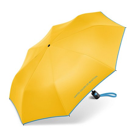 GUARDA CHUVA MINI AUTOMATICO SPECTRA YELLOW BENETTON