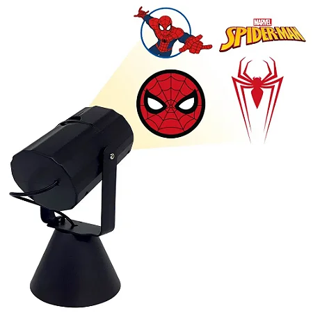 LUMINARIA PROJETOR SPIDER MAN