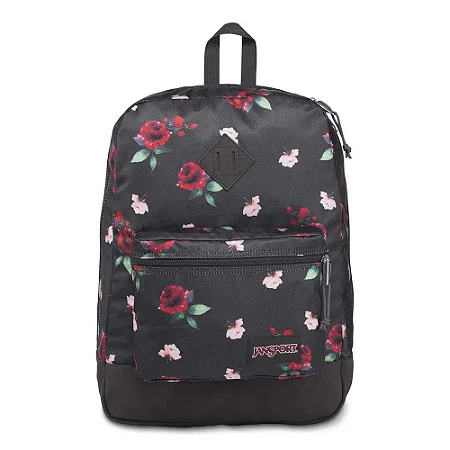 MOCHILA SUPER FX PRETA C FLORES