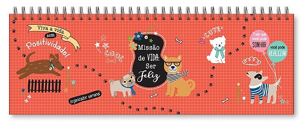 PLANNER ORGANIZADOR SEMANAL CACHORRO AMIGO