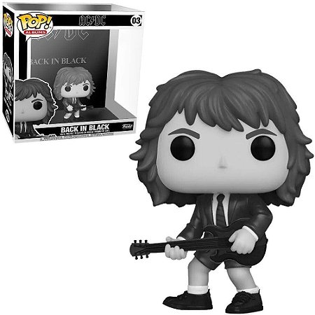 FUNKO 03 AC DC BLACK IN BLACK CAIXA ACRILICO