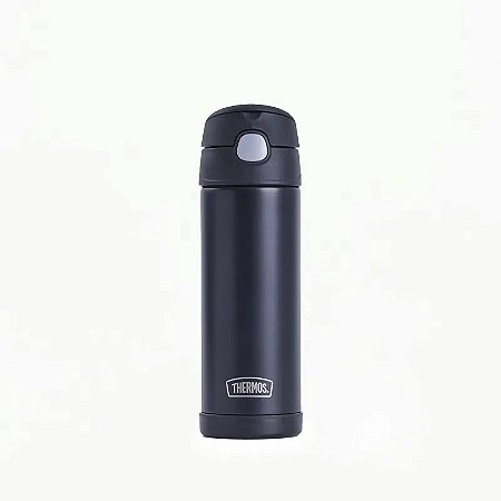GARRAFA TERMICA THERMOS PRETA 470ML