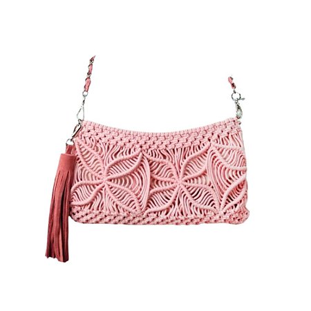 BOLSA MACRAME BORDO