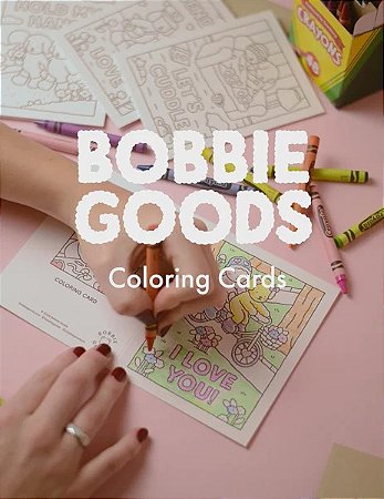 CARTAS PARA COLORIR BOBBIE GOODS COLORING CARDS COM 4