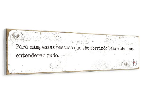 BLOCO DE MADEIRA DECORATIVO PARA MIM  42X9