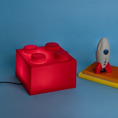 LUMINARIA BLOCO VERMELHO