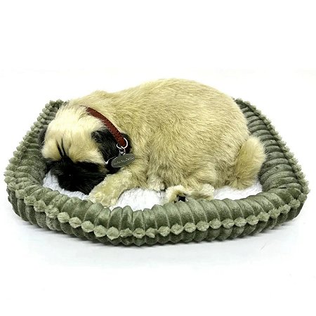 CACHORRO TECIDO PUG QUE RESPIRA