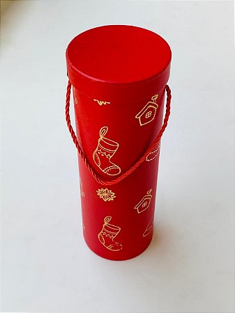 PORTA GARRAFA ESTAMPADA NATAL