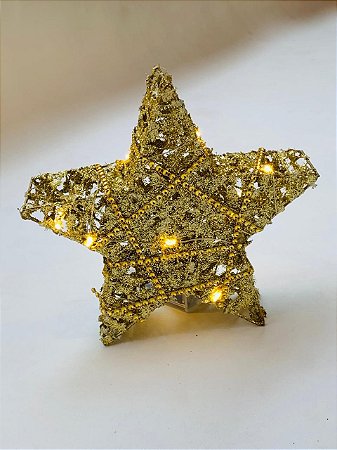 ESTRELA DECORATIVA C LUZ NATAL G