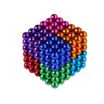 CUBO MAGICO MAGNETICO COLORIDO 216 ESFERAS