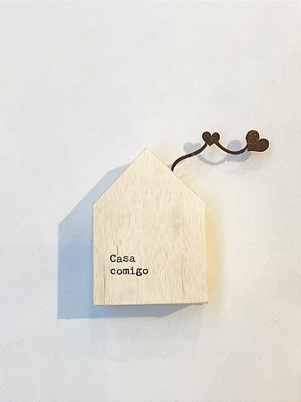 CASINHA MINI MADEIRA CLARA CASA COMIGO
