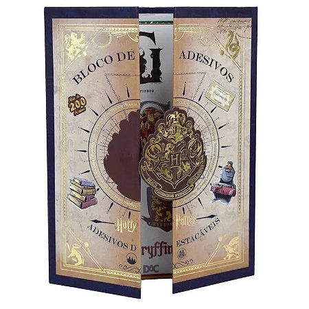 CADERNO DE ADESIVOS HARRY POTTER