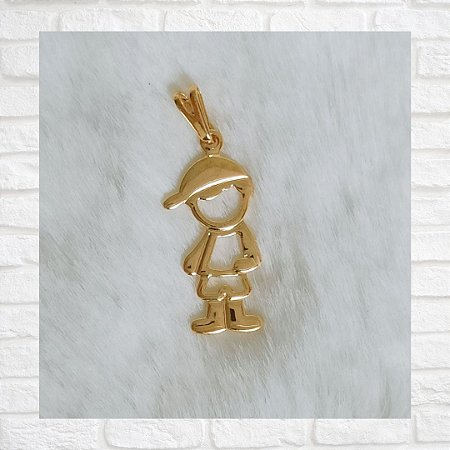 Pingente Filho Folheado à Ouro 18K