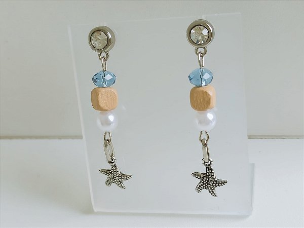 Brinco com Pingente Estrela do Mar