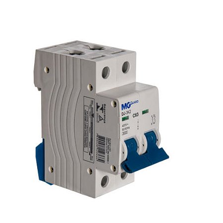 Disjuntor Bipolar  63A  -  DJ-3K2 C63