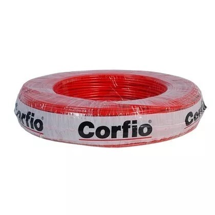 Cabo flexivel 750V 2,5mm2 - 100m - Cor Vermelha