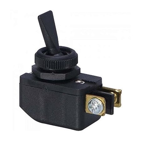 Interruptor Unipolar de Alavanca Plástica  -  6A - CS-301D MB1P1-CB