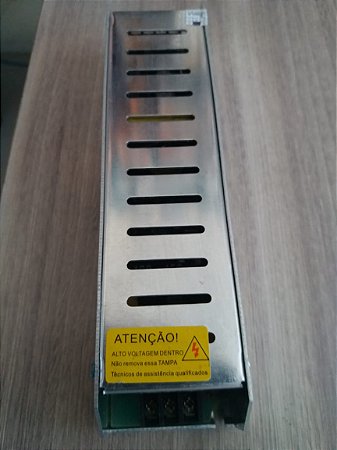 Fonte Metálica Ajustável  24V / 5A - Para  CFTV
