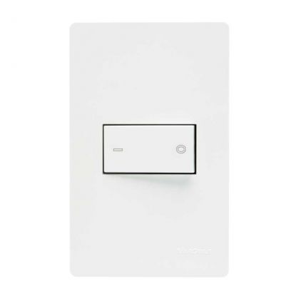 Interruptor Bipolar Simples  25A-250V - 4X2 - Branca  - INFINITI