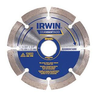 Disco Diamantado Segmentado IRWIN  - 110X20MM