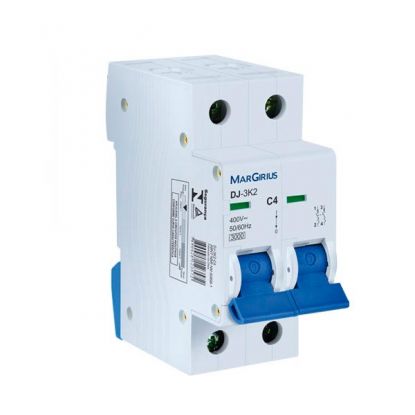 Disjuntor Bipolar - 10A - DJ-3K2 C10